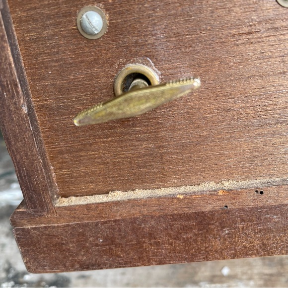 Vintage Apco wood jewelry box MCM - Picture 5 of 14